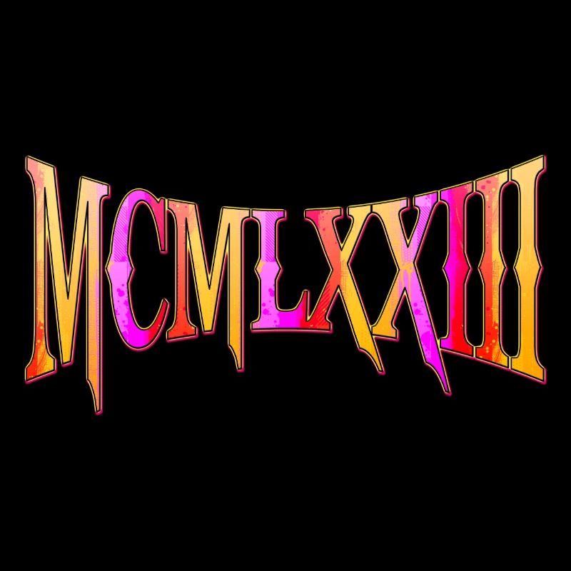 MCMLXXIII 1973 50. Geburtstag B-Day Geburtstagsgeschenk