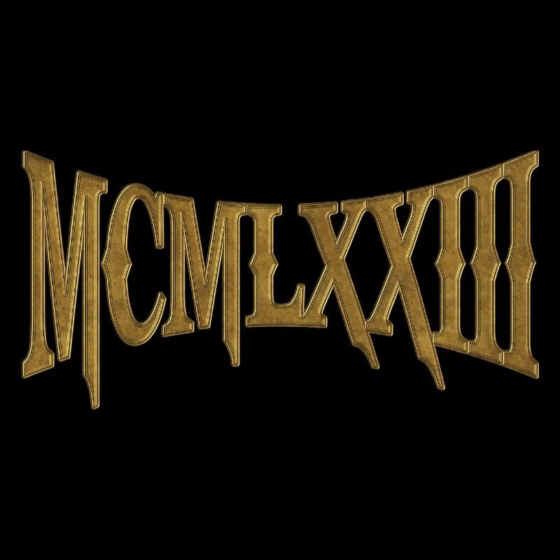 MCMLXXIII 1973 50. Geburtstag B-Day Geburtstagsgeschenk