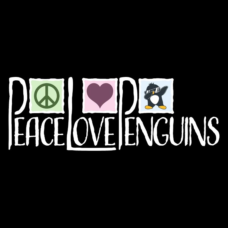 Love Peace Penguins Funny Dab Cool Penguin Dabbing