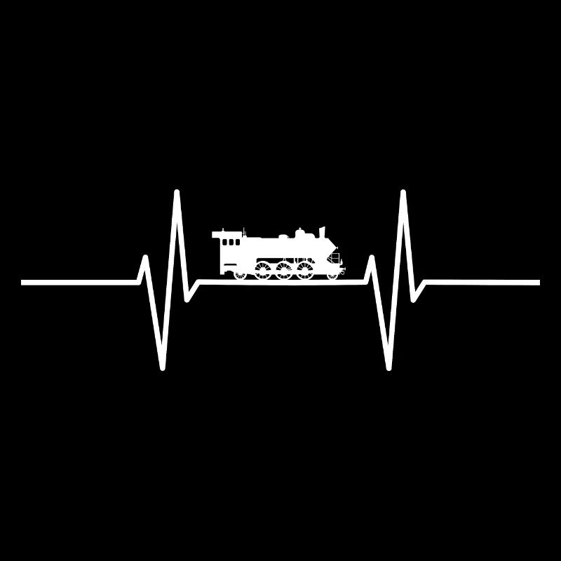 Heartbeat with train / locomotive