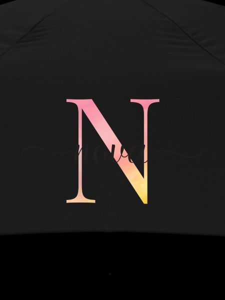 N | Monogramme | Nom | Nova |Aquarelle