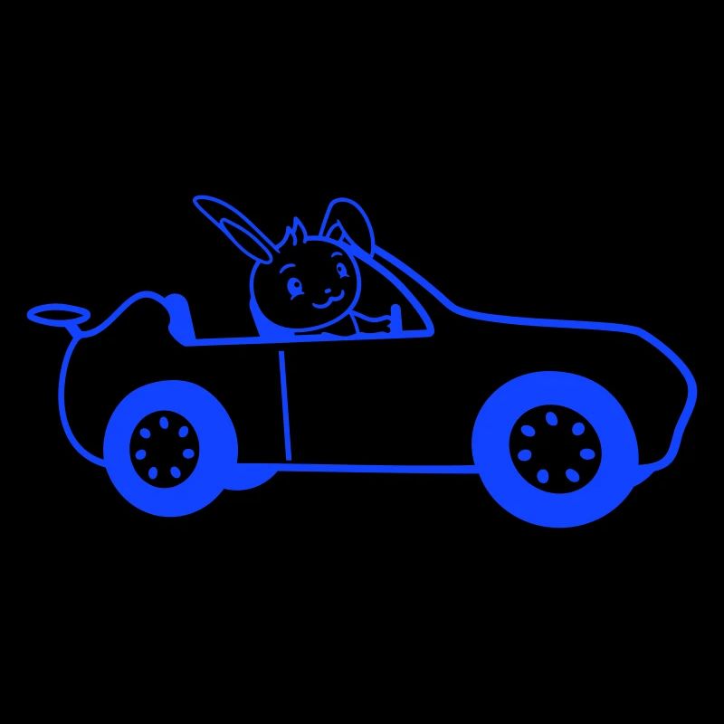 Rabbit Car Fast Driving Driver License
