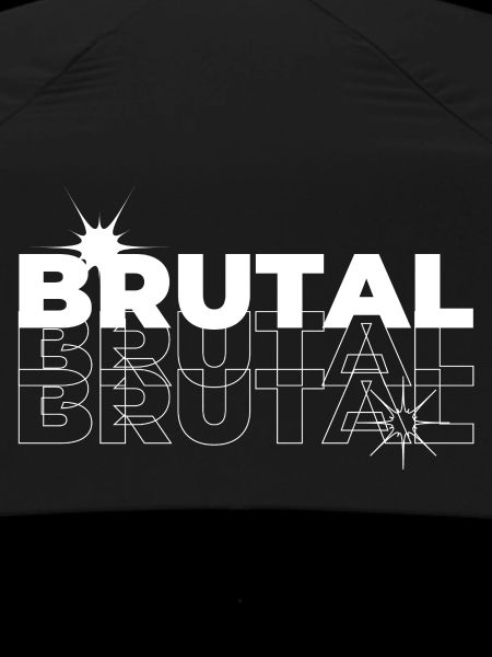 Brutal Echo Geometric Print