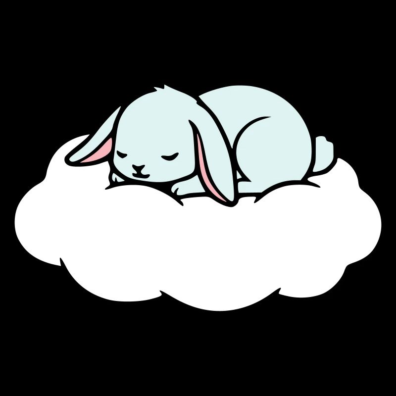 Rêve du Lapin endormi sur un nuage