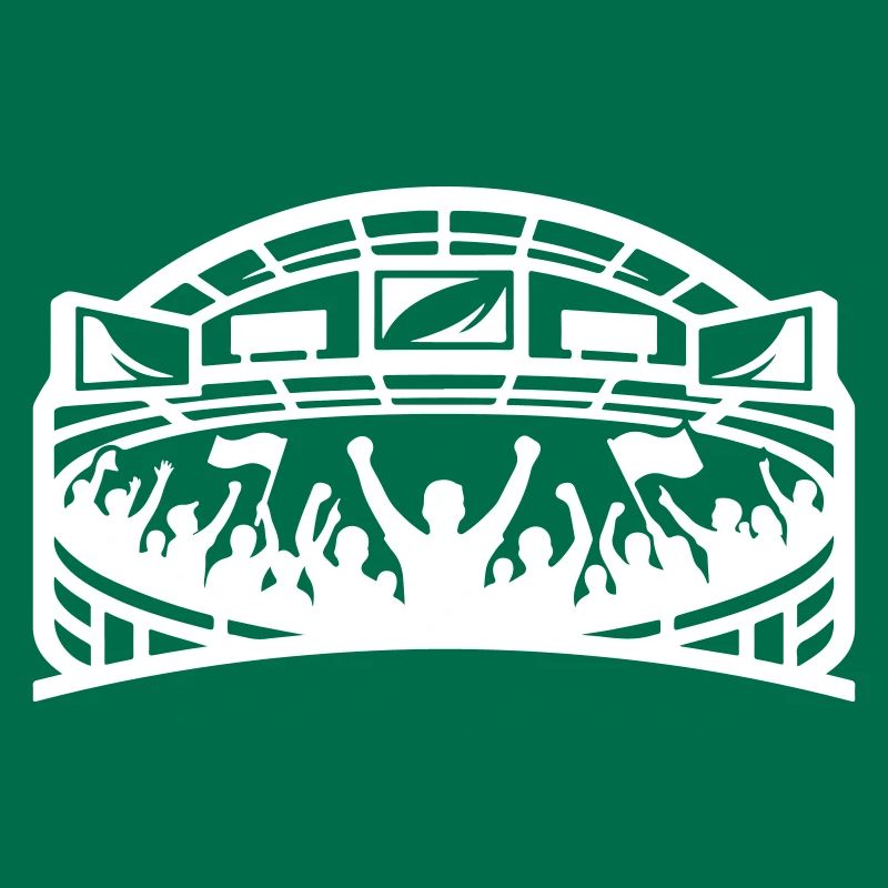 Stadium Fans Silhouette