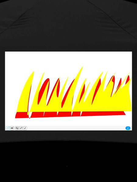 Flame Lines Yellow-Red