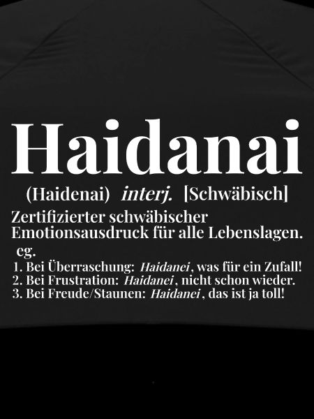 Haidanai Schwäbisch Wörterbuch Definition
