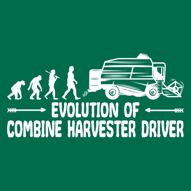 Combinez Grain Farmer Evolution Funny