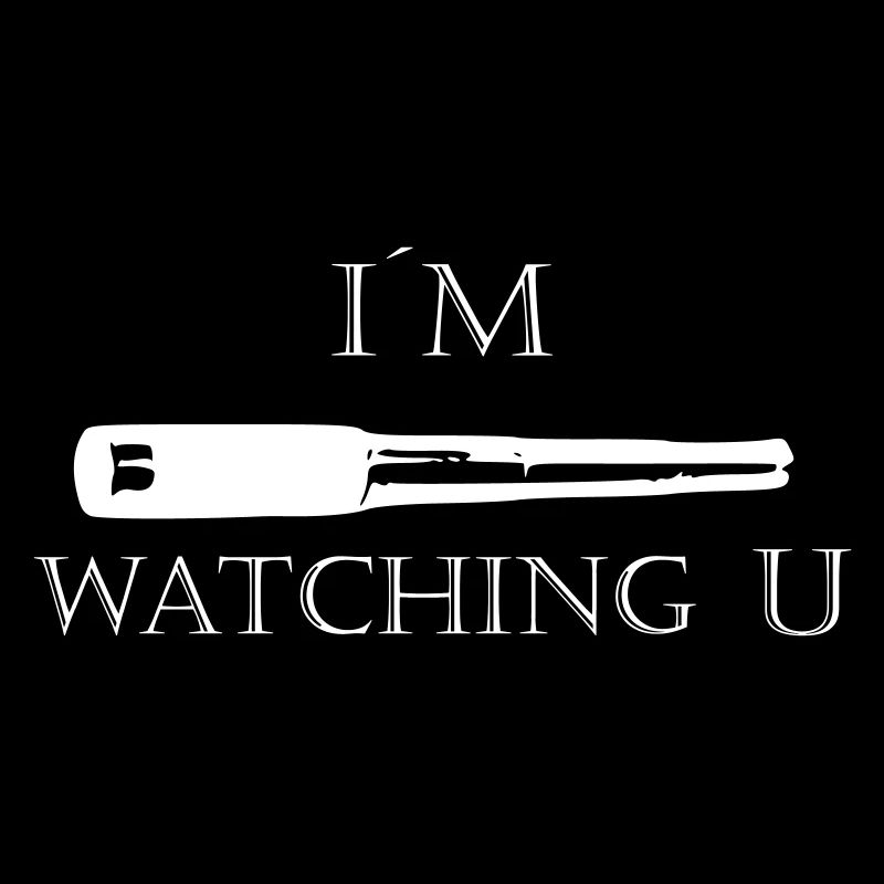 In the watching u lettering