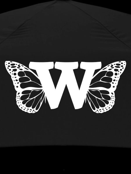 letter W butterfly