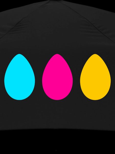 Three Easter eggs