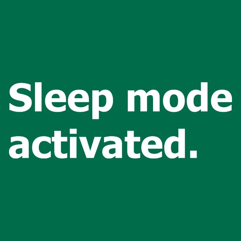 Sleep mode activated.