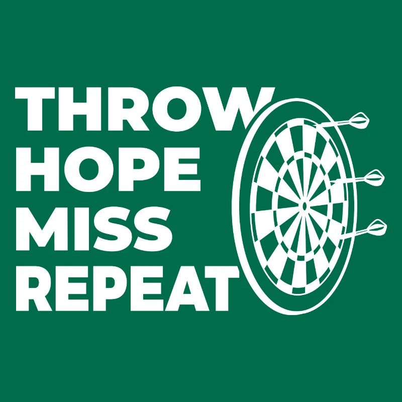 throwing, hoping, missing, repeating