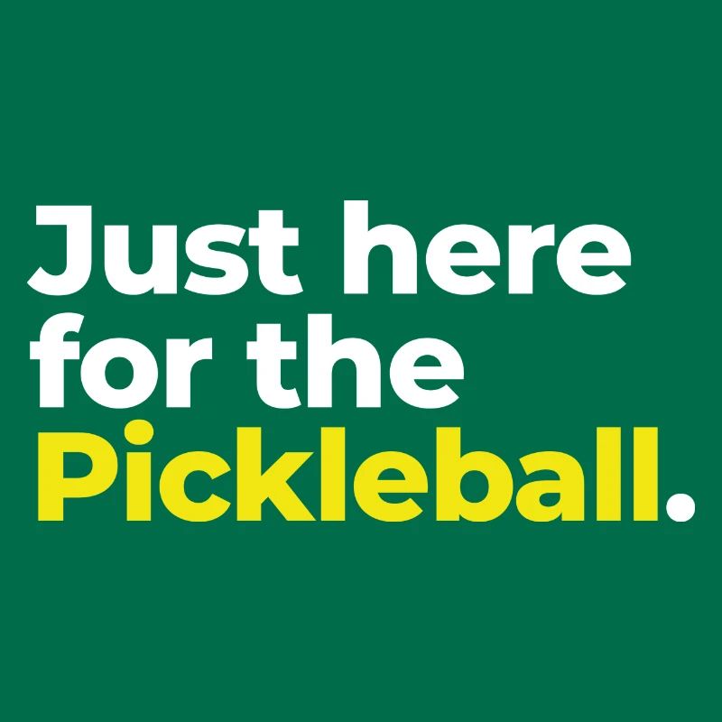 Pickelball Tee, Modern Minimalist