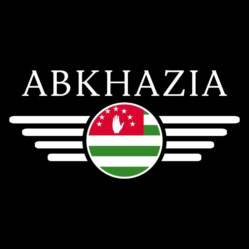 J’aime l’Abkhazie, T-shirt design de style élégance