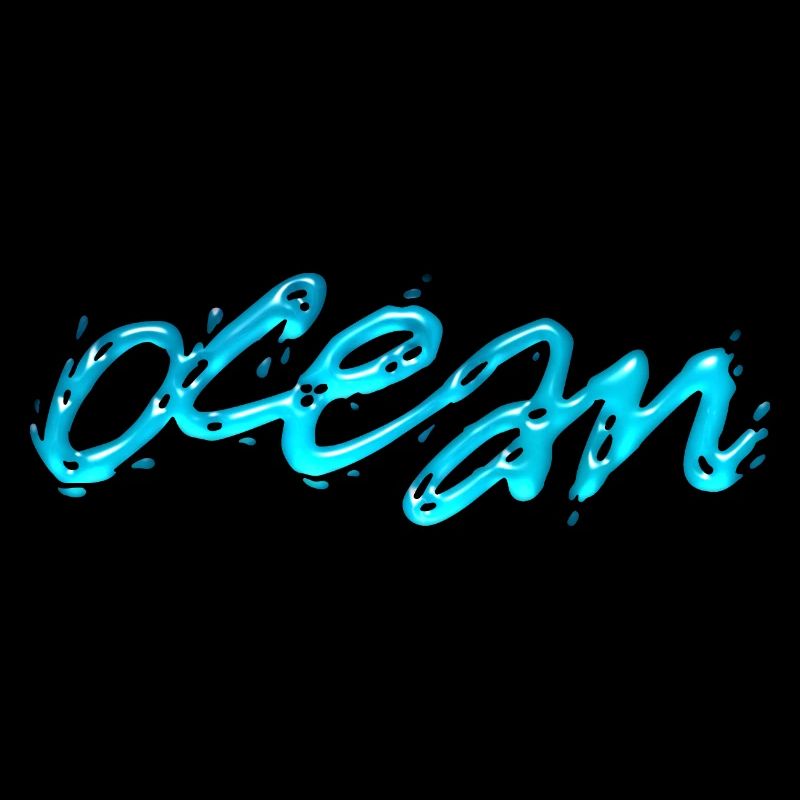 Ocean Text Art