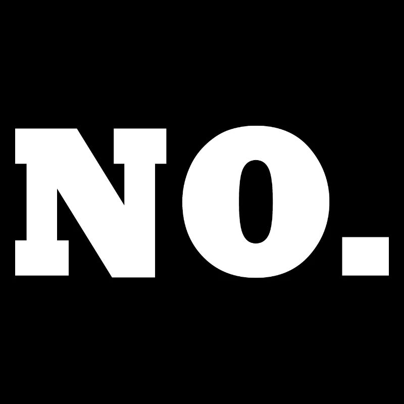 No