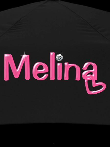 Melina Name Balloon Font