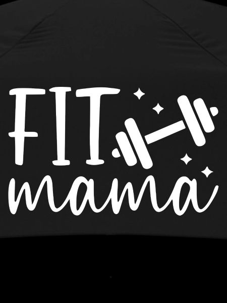 Fit Mama with Dumbbell