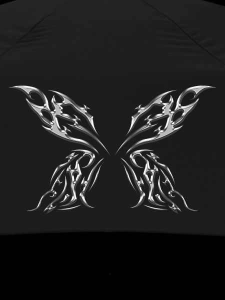 Butterfly Wings Metallic Tribal