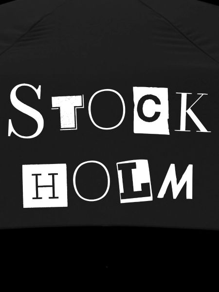 Stockholm Black & White Text Design