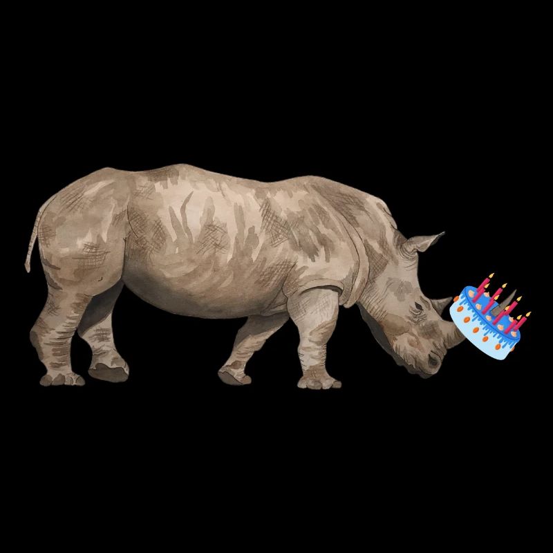 Rhinocéros d'anniversaire