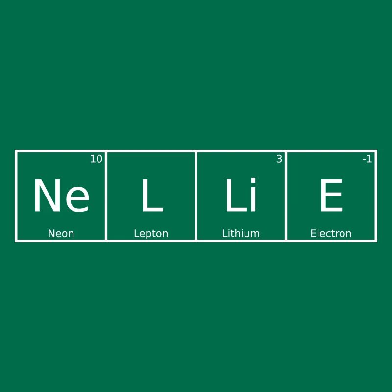 Nellie Name First Name Chemistry Periodic Table Elements