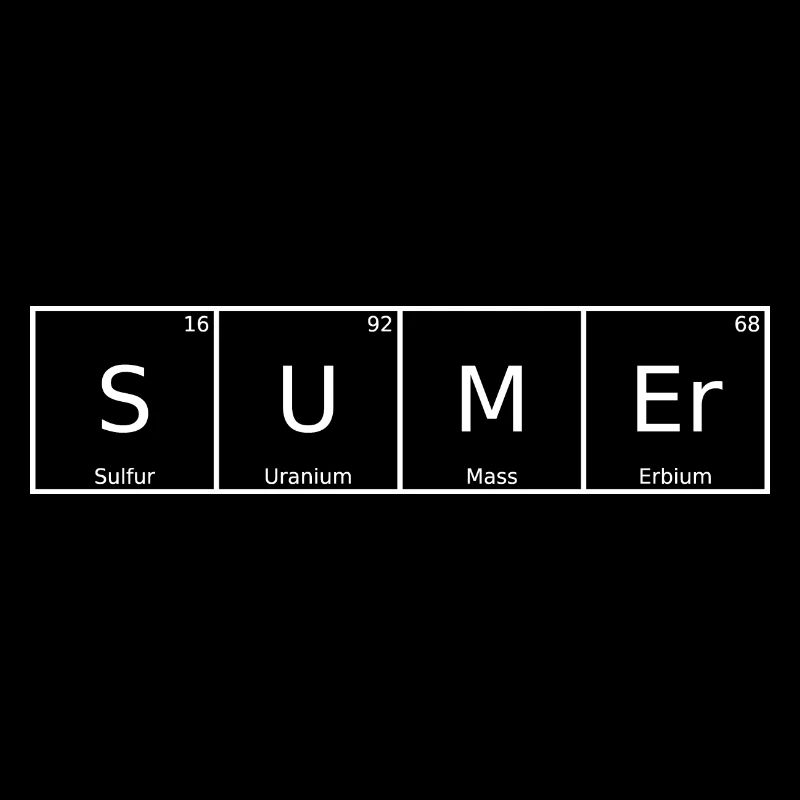 Sumer Name Vorname Chemie Periodensystem Elemente