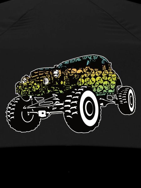 Monster Truck Skull Gradient