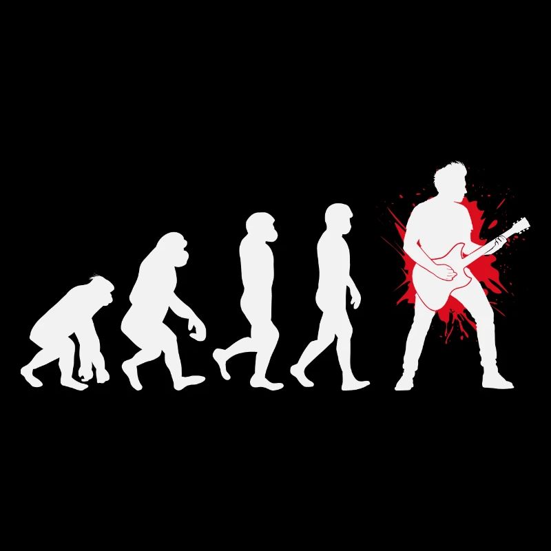 Basse Guitariste Musicien Bassiste Evolution