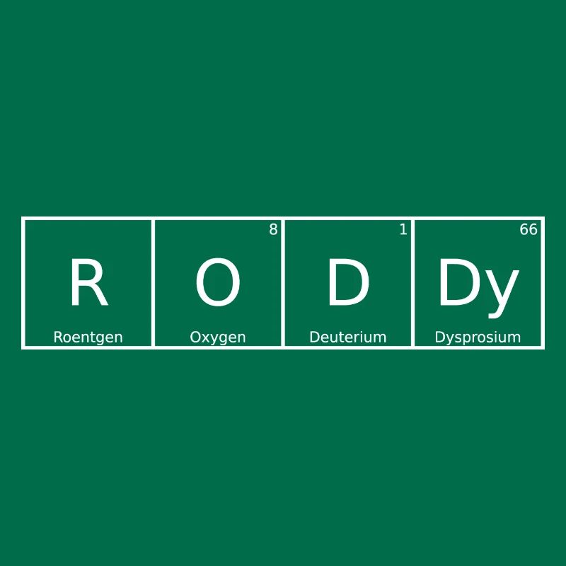 Roddy Name First Name Chemistry Periodic Table Elements