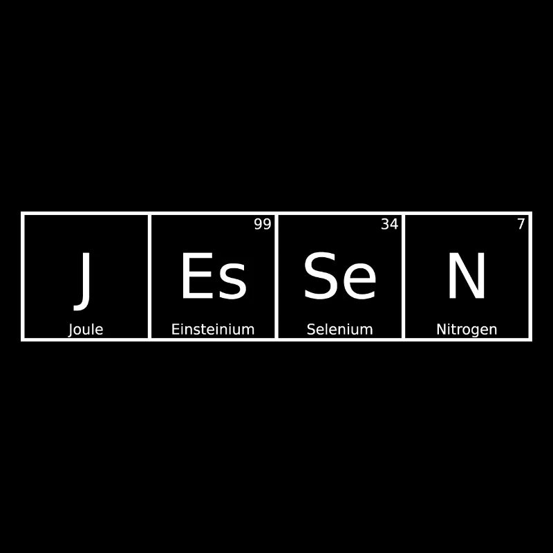 Jessen Nom Prénom Chimie Tableau périodique Éléments