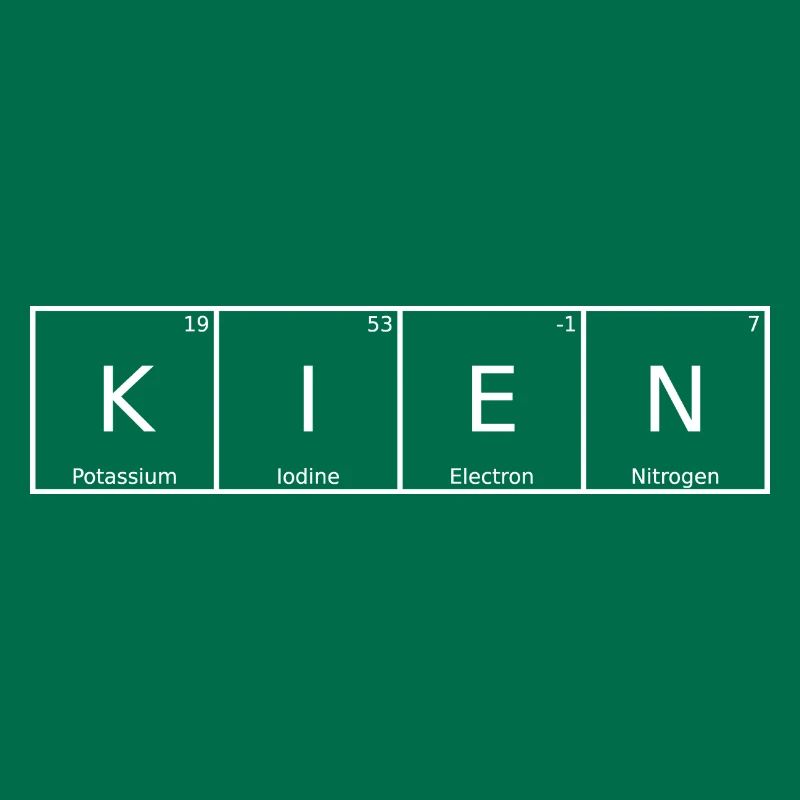 Kien Name First Name Chemistry Periodic Table Elements