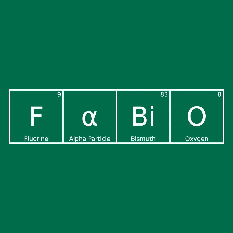 Fabio Surname First name Chemistry Periodic Table Elements