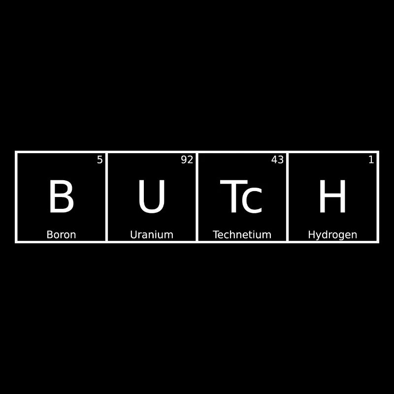 Butch Nom Prénom Chimie Tableau périodique Éléments