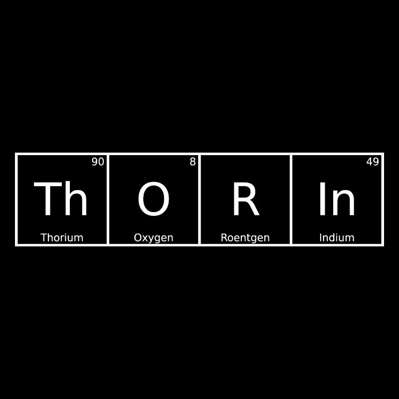 Thorin Surname First name Chemistry Periodic Table Elements