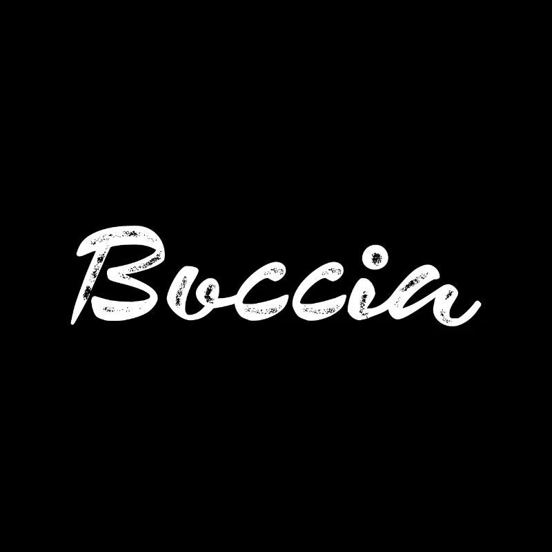 Bocciaspieler Bekleidung mit Boccia Kugeln Boccia