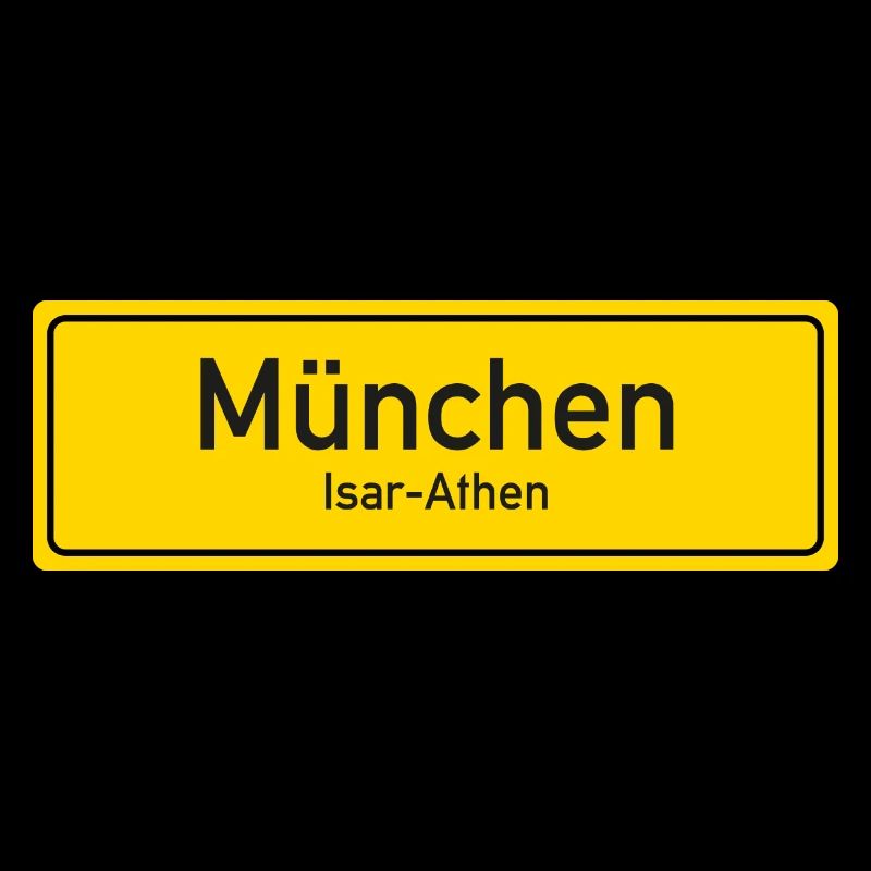 Panneau de nom de lieu de Munich Allemagne