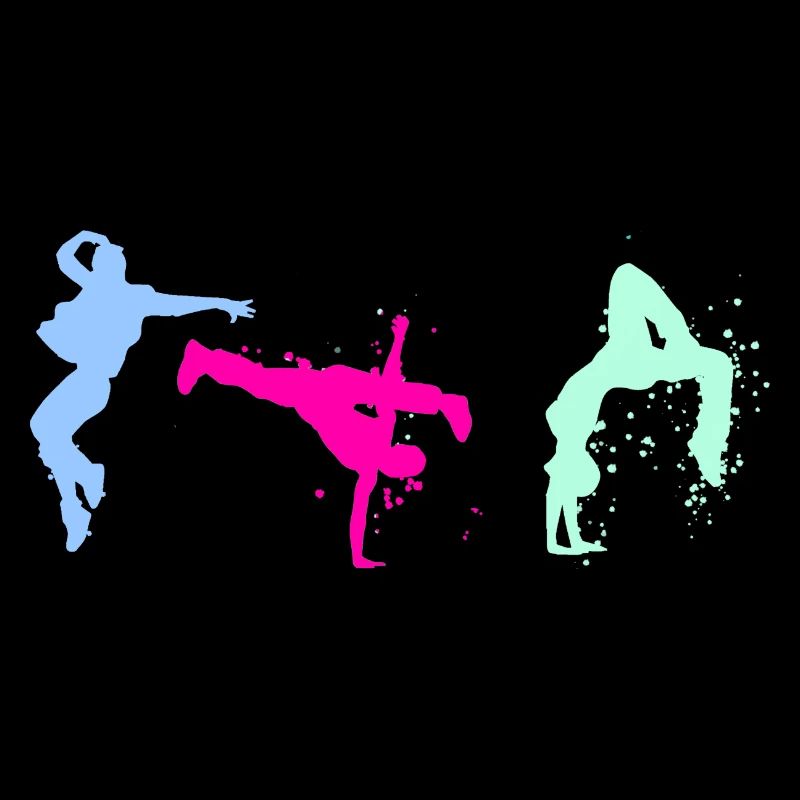 danseur, danse, illustration, danseur