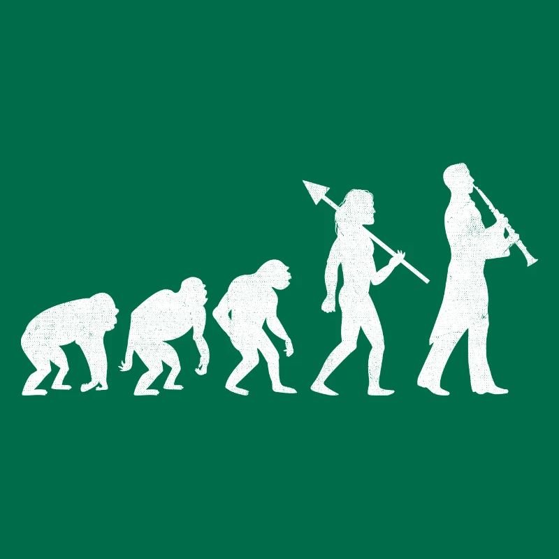 Oboenspieler Oboe Evolution Marching Band Instrumen