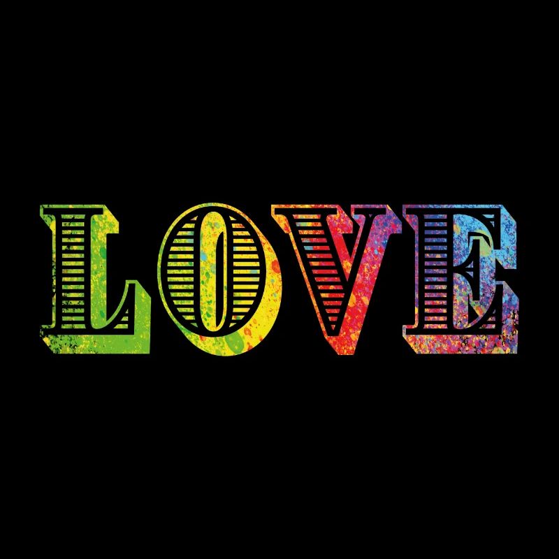Couleurs LOVE mouchetées 02