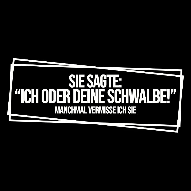 Lustiger Schwalbe Spruch Mofa Moped Geschenk