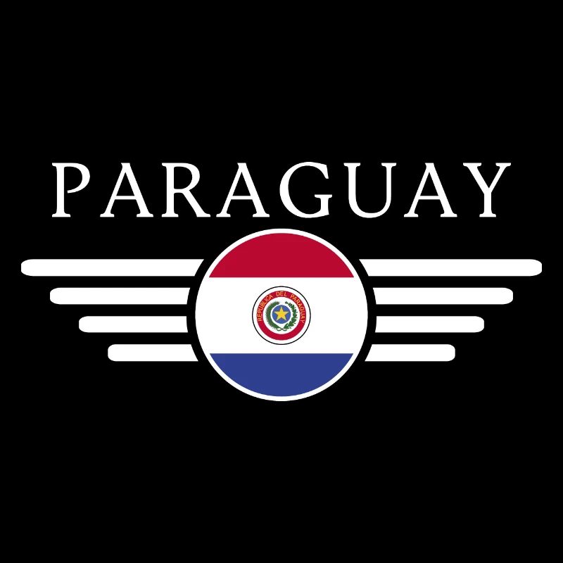 J’aime le Paraguay, T-shirt design de style élégance