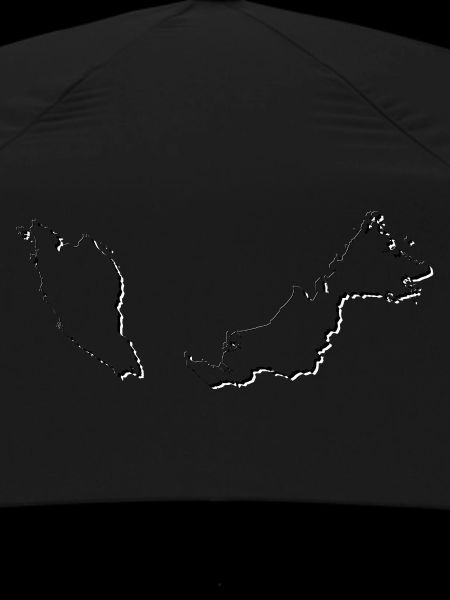 Malaysia map as outline