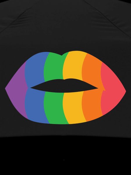 Regenbogenlippen Kunstprint