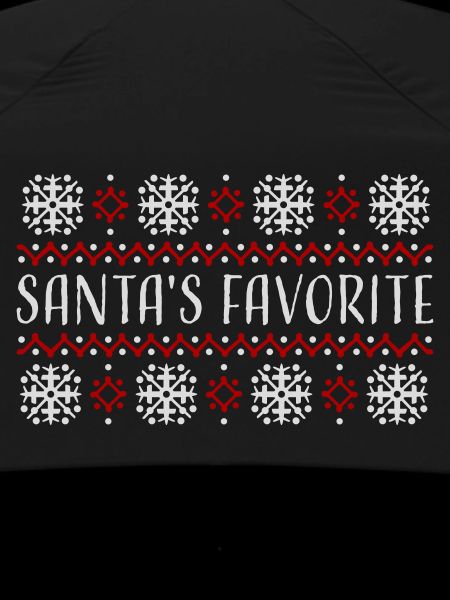Santa's Favorite Weihnachtspullover Schneeflocken