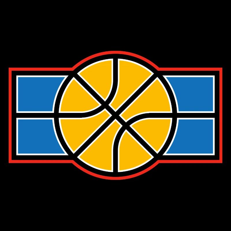 Basketball Retro Emblem