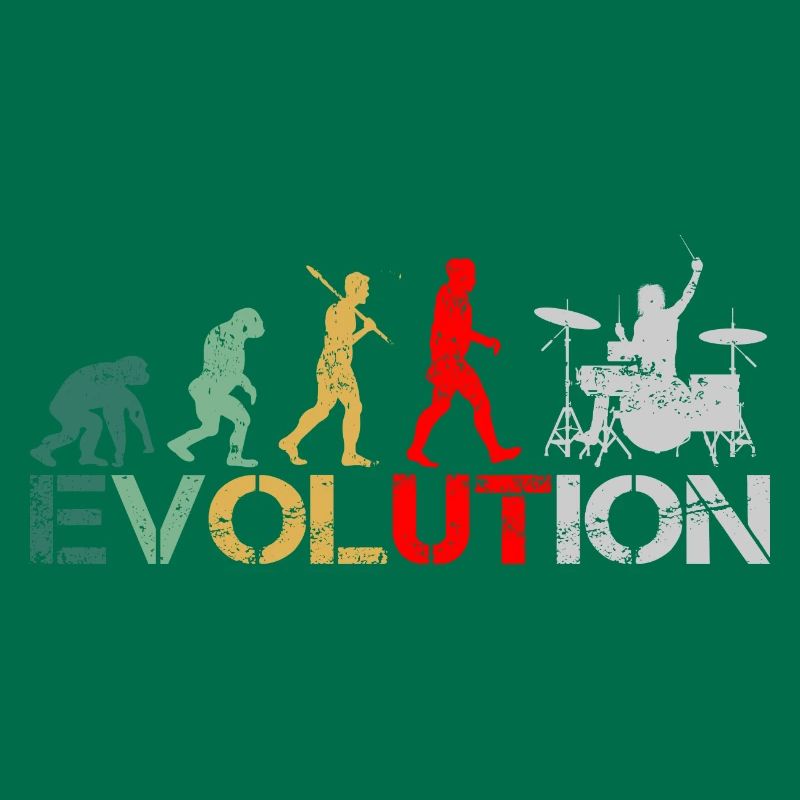 Batteur drummer Evolution Retro