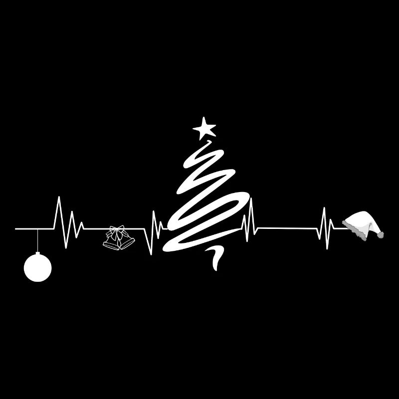 Herzschlag Weihnachtsbaum