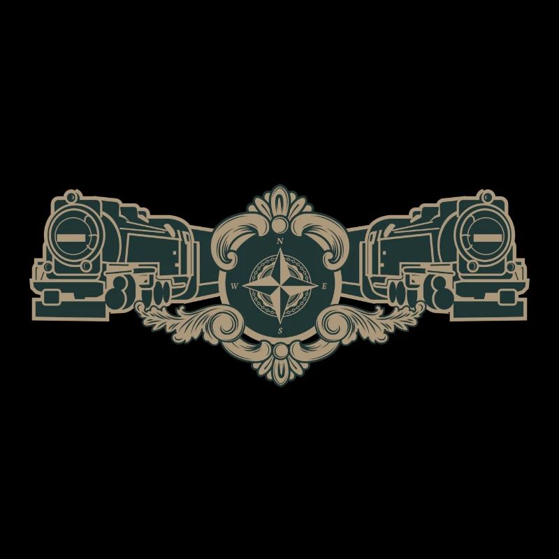 vinted retro railway logo